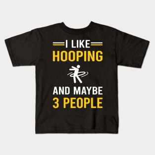 3 People Hooping Hoop Hooper Kids T-Shirt